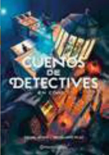 Portada de Cuentos de detectives en cómic — Óscar Adán